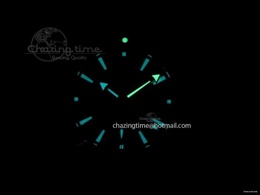 0523 Planet Ocean GMT 43.5mm V6F Goodplanet Orange Marker Blue Dial On SS Bracelet A ModernLook 8215